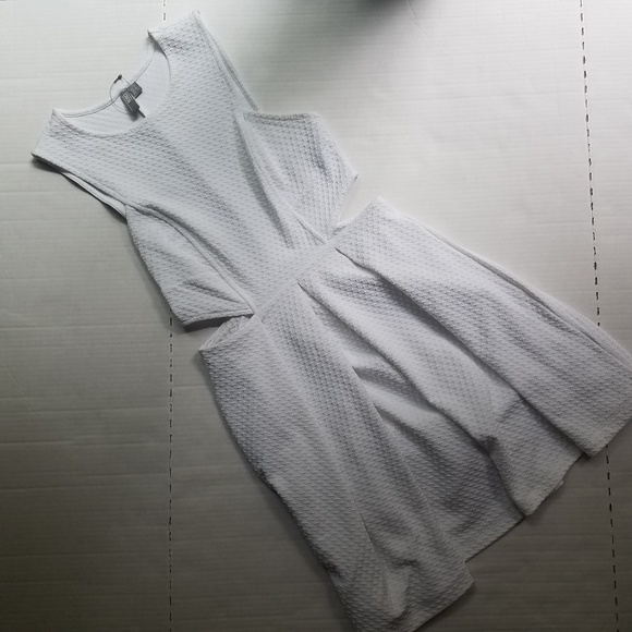ASOS Dresses & Skirts - ASOS white cutout skater dress